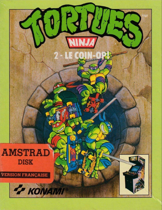 Teenage Mutant Hero Turtles - The Coin-Op — box-2D (FR)