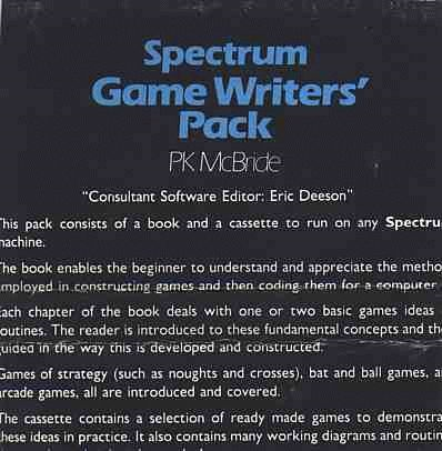 Spectrum Game Writers' Pack box art