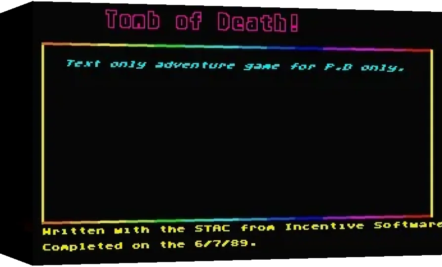 Tomb Of Death — box-3D (WOR)