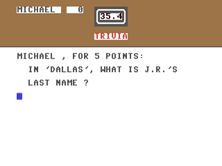 The Game of Trivia : General Trivia — ss (WOR)
