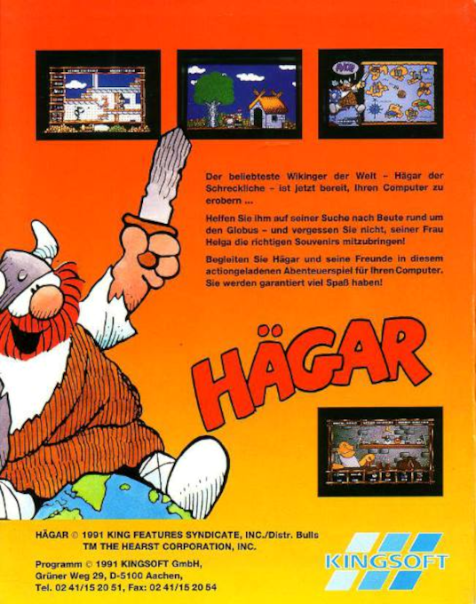 Hägar the Horrible — box-2D-back (WOR)