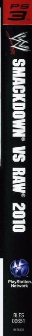 WWE SmackDown vs. Raw 2010 — box-2D-side (DE)