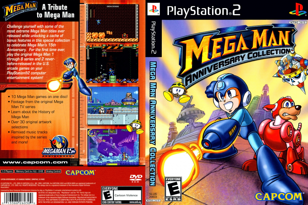 Mega Man Anniversary Collection — box-texture (US)