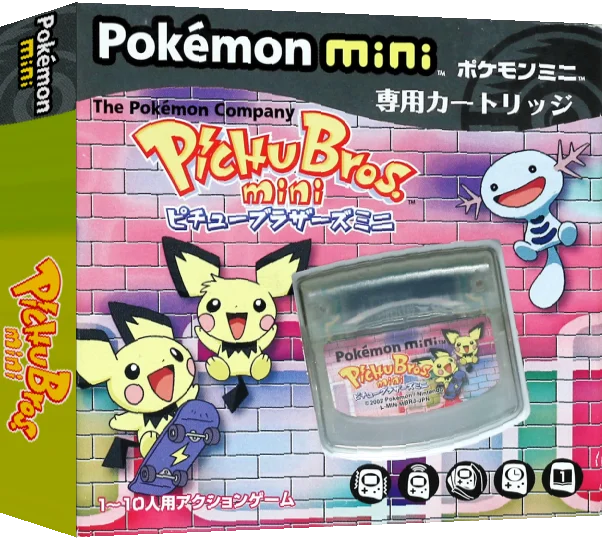 Pichu Bros. Mini — box-3D (JP)