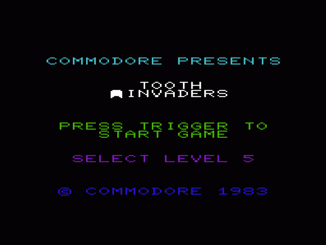Tooth Invaders — sstitle (WOR)
