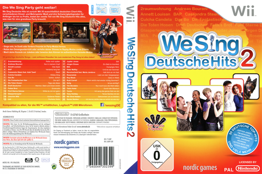 We Sing Deutsche Hits 2 — box-texture (DE)