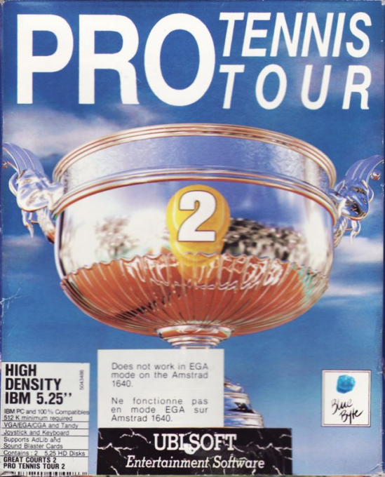 Pro Tennis Tour 2 — box-2D (UK)