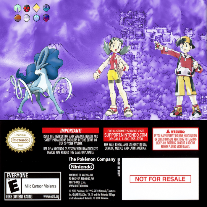 Pokemon : Crystal Shards — box-2D-back (US)