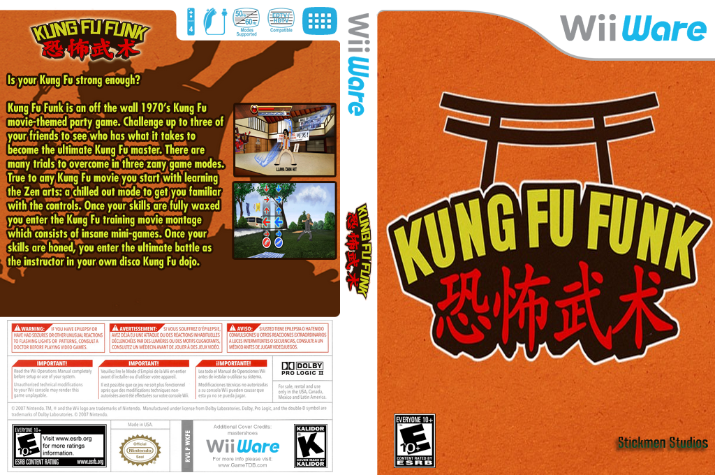 Kung Fu Funk : Everybody is Kung Fu Fighting! — box-texture (US)