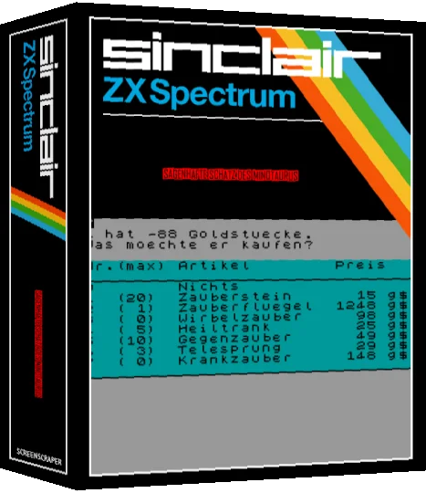 Sagenhafte Schatz Des Minotaurus — box-3D (SS)