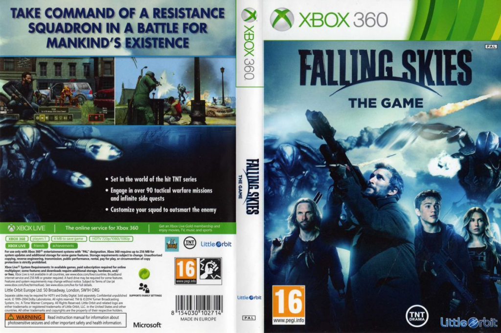 Falling Skies - Le Jeu Vidéo — box-texture (EU)