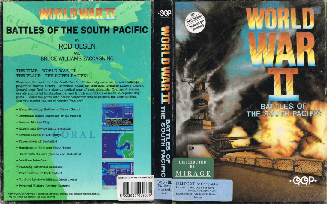 World War 2 - Battles of the South Pacific — box-texture (EU)