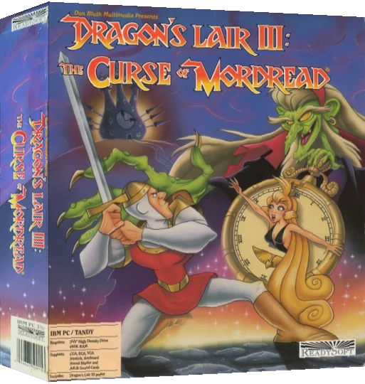 Dragon's Lair 3 - The Curse Of Mordread — box-3D (US)