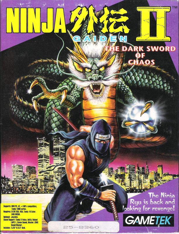 Ninja Gaiden 2 - The Dark Sword Of Chaos box art