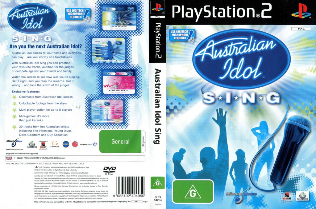 Australian Idol Sing — box-texture (AU)