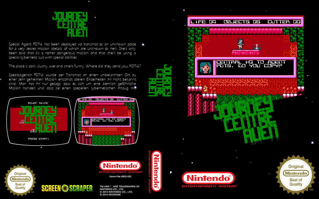 Journey to the Centre of the Alien — box-texture (SS)