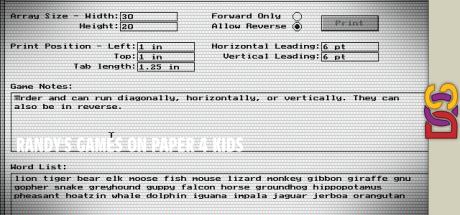 Randy's Games on Paper 4 Kids — steamgrid