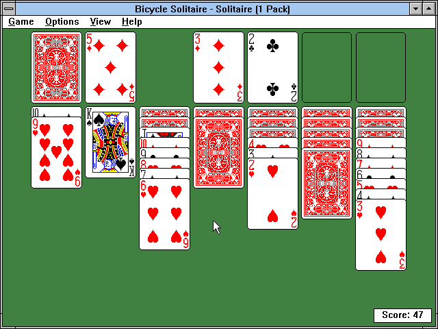 Bicycle Solitaire — ss (WOR)