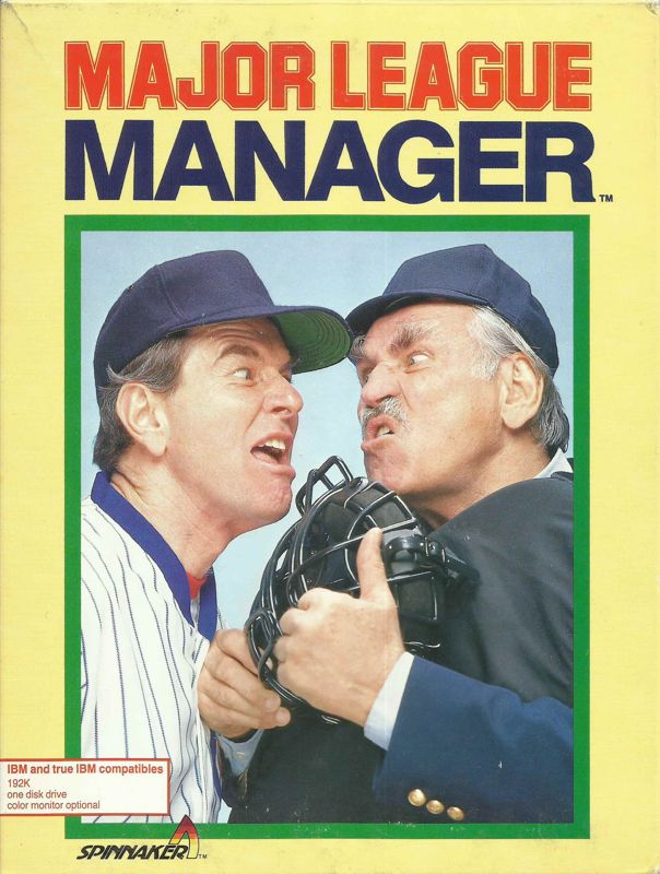 Major League Manager box art
