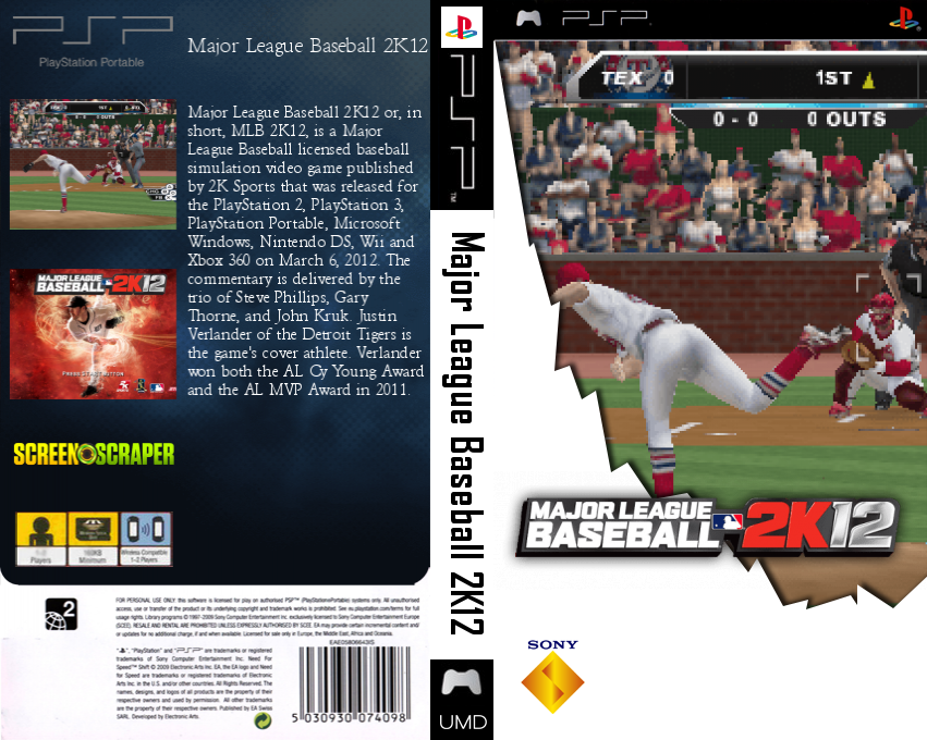 Major League Baseball 2K12 — box-texture (SS)