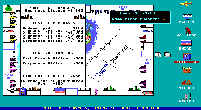 Sandiegopoly — ss (WOR)