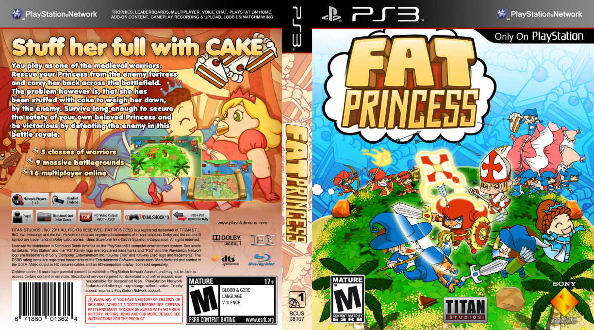 Fat Princess — box-texture (US)