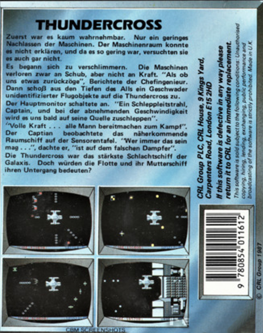 Thundercross — box-2D-back (EU)