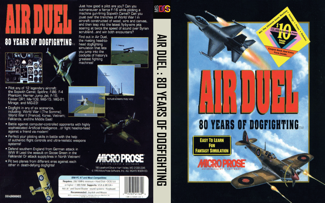 Dogfight - 80 Years of Aerial Warfare — box-texture (US)