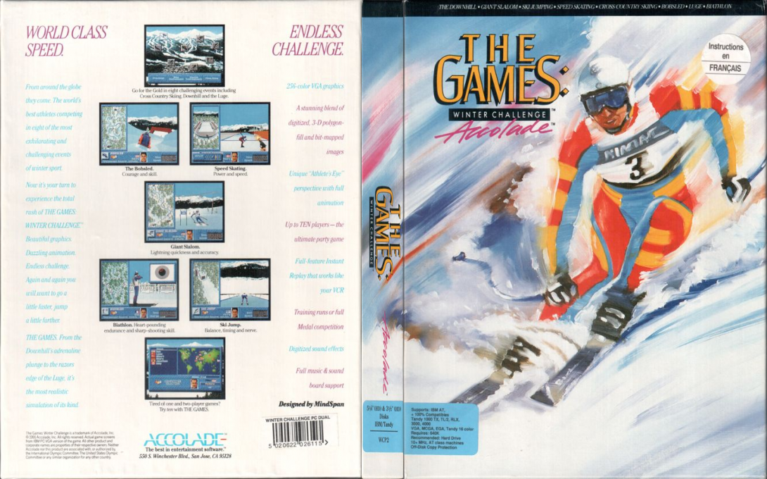 Games, The - Winter Challenge — box-texture (EU)