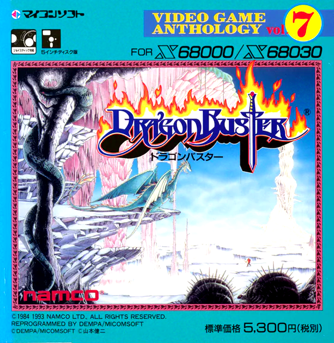 Dragon Buster — box-2D (JP)