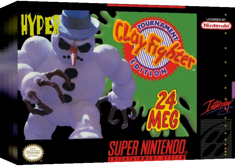 Clay Fighter - Tournament Edition — box-3D (US)