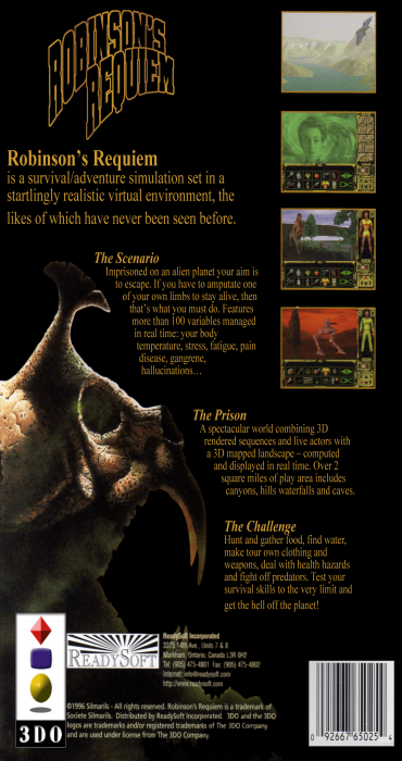 Robinson's Requiem — box-2D-back (US)