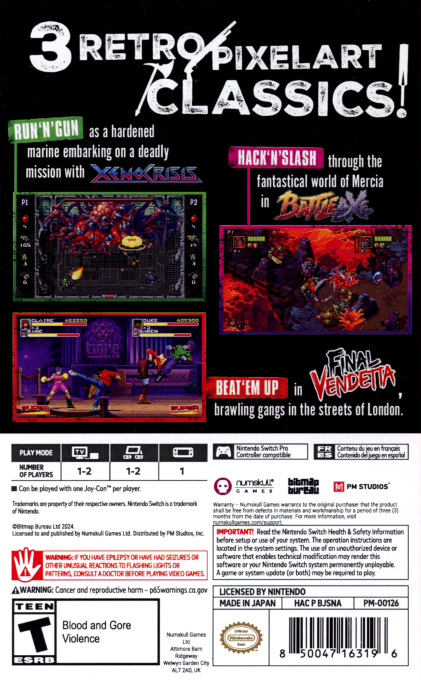 Bitmap Bureau Collection — box-2D-back (US)