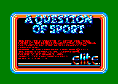 Question Of Sport, A — sstitle (EU)