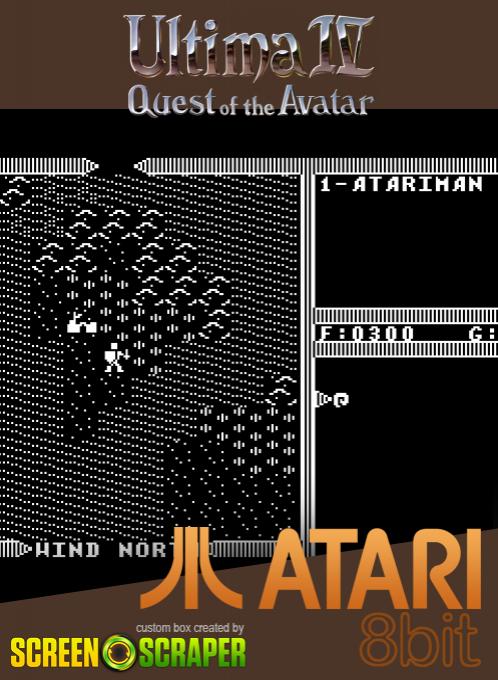 Ultima 4 - Quest Of The Avatar — box-2D (SS)