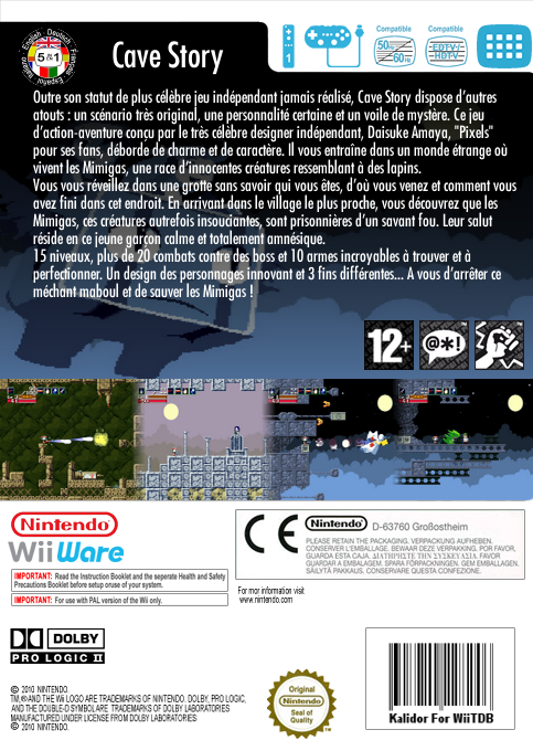 Cave Story — box-2D-back (FR)