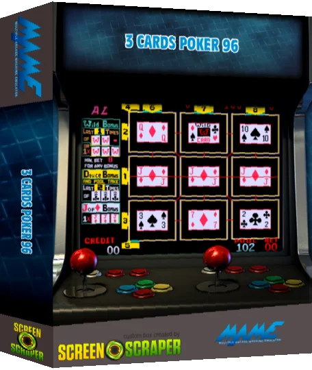 3 Cards Poker 96 — box-3D (SS)