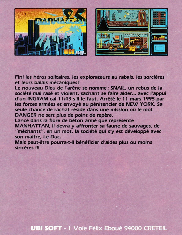 Manhattan 95 — box-2D-back (FR)