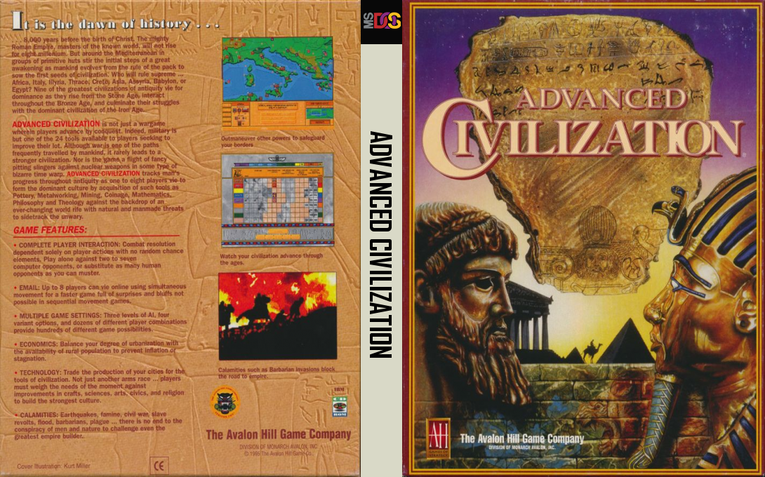 Advanced Civilization — box-texture (US)