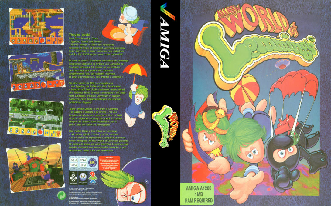All New World of Lemmings — box-texture (WOR)