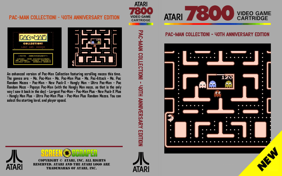 Pac-Man Collection - 40th Anniversary Edition — box-texture (SS)