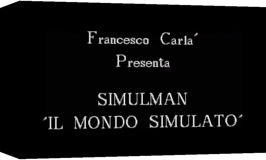 Simulman 04 - Il Mondo Simulato — box-3D (WOR)