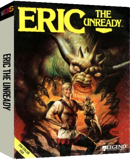 Eric The Unready — box-3D (US)