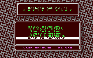 The Puzzle Page #158 — ss (WOR)