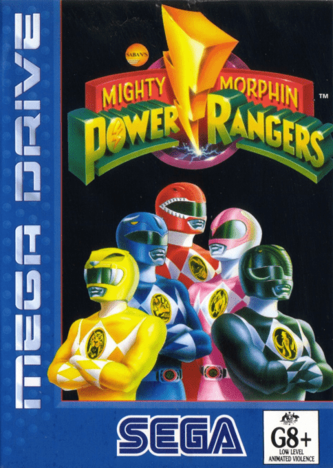 Mighty Morphin Power Rangers — box-2D (AU)