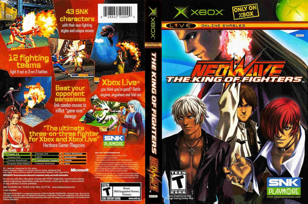 King of Fighters, The - Neowave — box-texture (US)