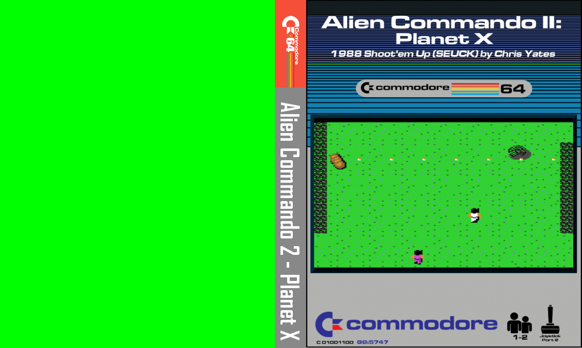 Alien Commando II : Planet X — box-texture (CUS)