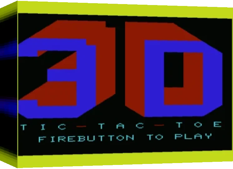 3D Tic Tac Toe — box-3D (WOR)