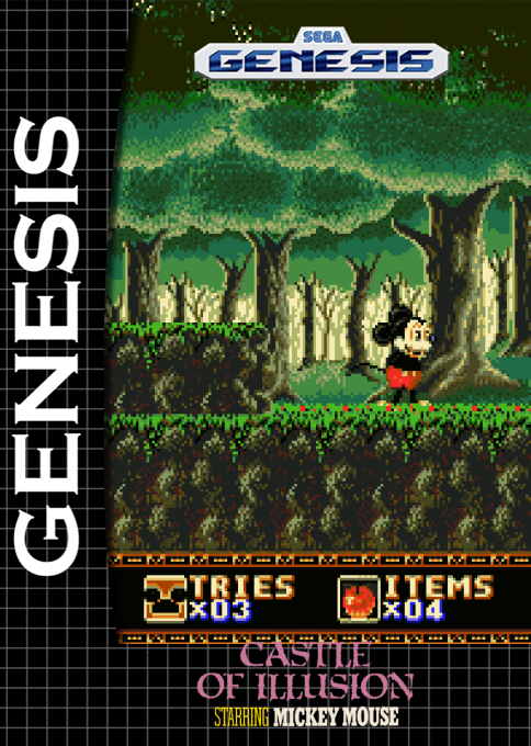 Castle Of Illusion Starring Mickey Mouse — box-2D (SS)