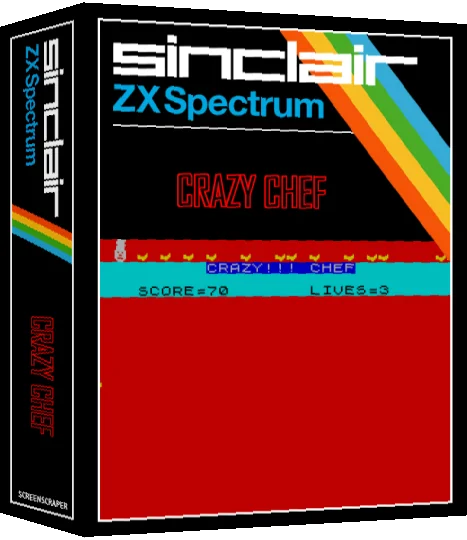 Crazy Chef — box-3D (SS)